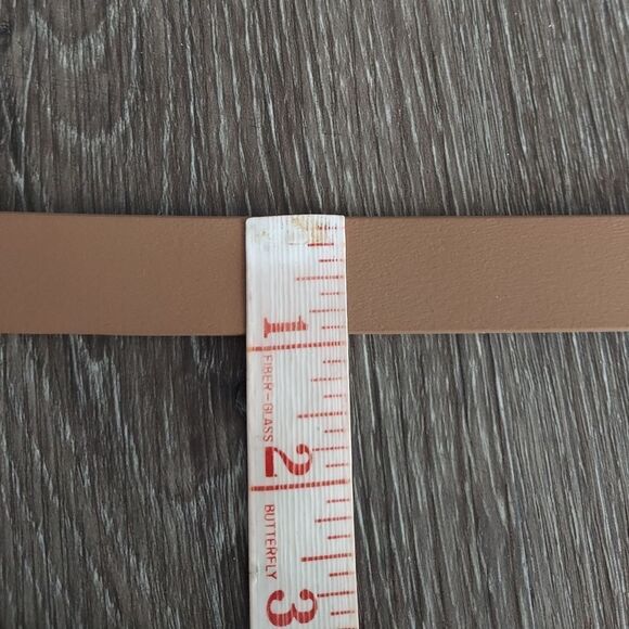 YooAi Tan Faux Leather Belt 38 - Picture 5 of 5